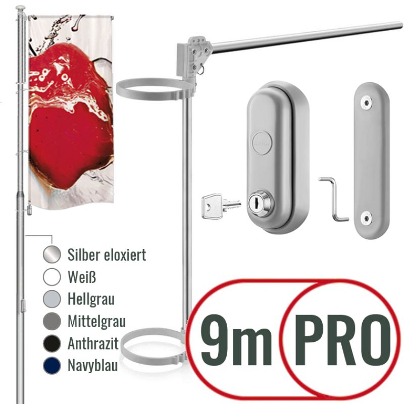 Fahnenmast Windtracker Secur PRO 900cm